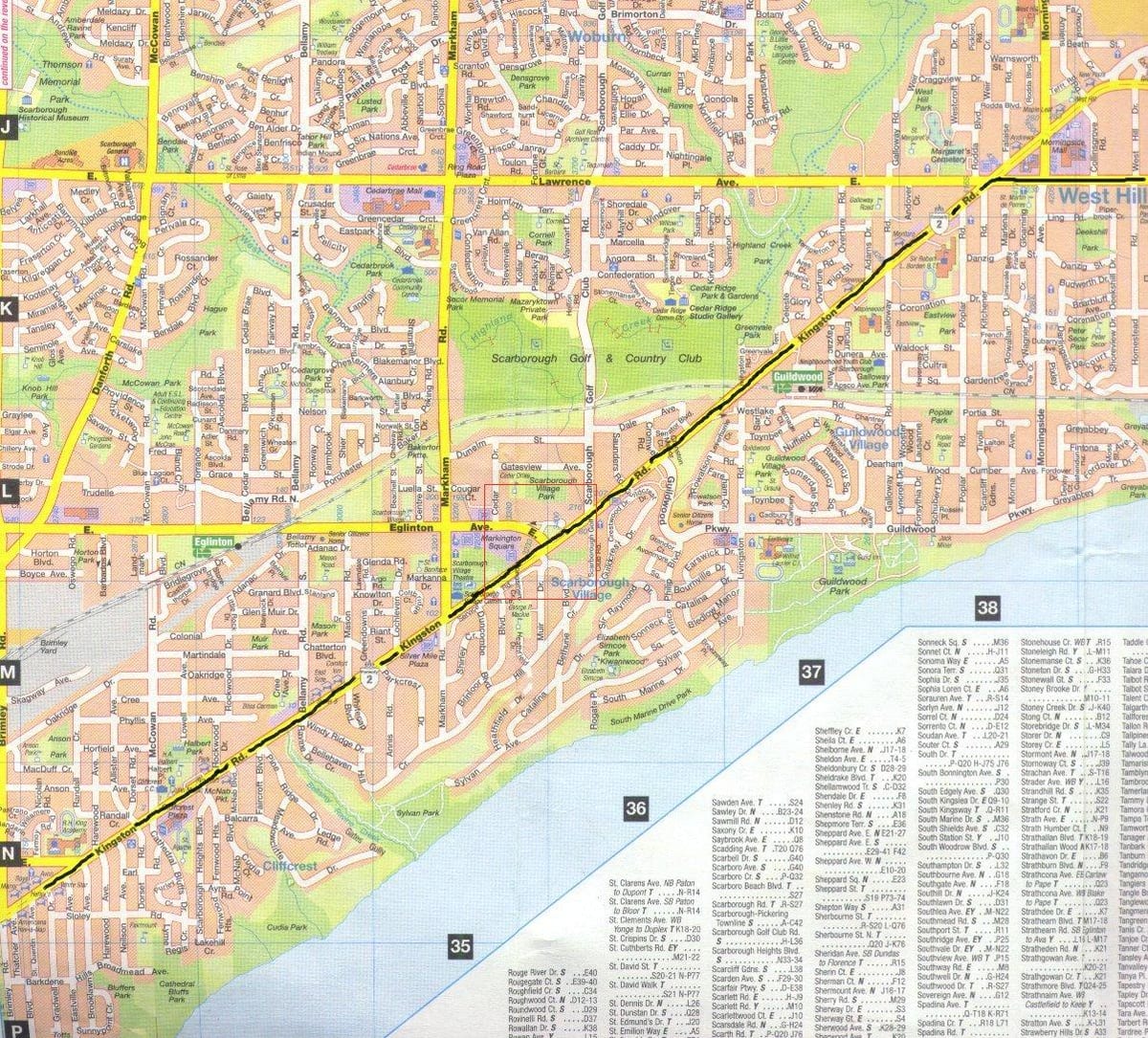 图金斯顿的多伦多道路