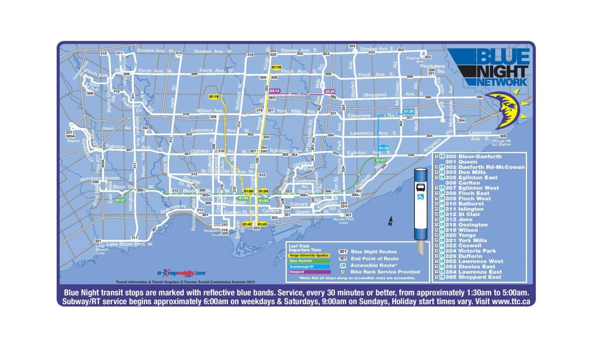 地图TTC蓝色的晚网络