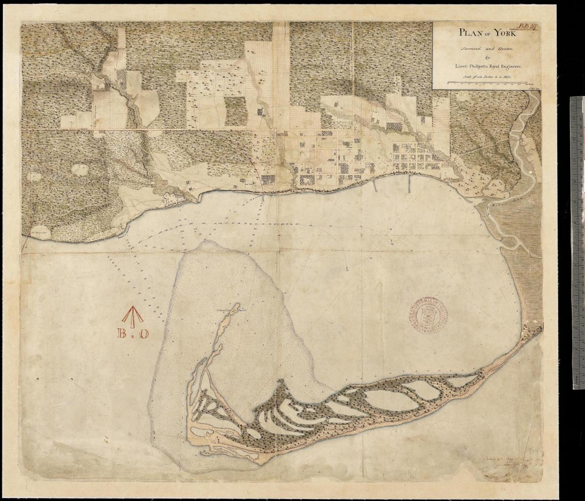 地图的土地的纽约多伦多的一世纪1787-1884