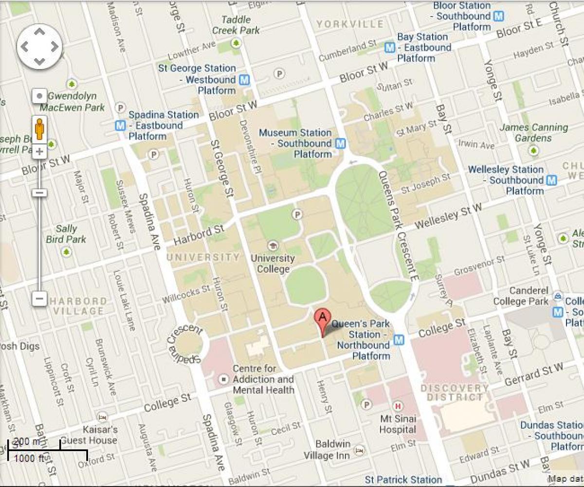 地图多伦多大学圣乔治