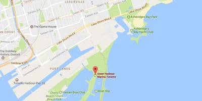 地图外的海港码头多伦多