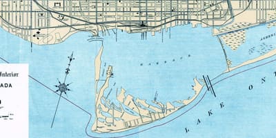 地图多伦多海港1906