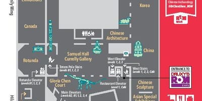 地图的安大略皇家博物馆1级