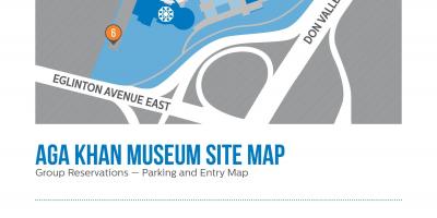 地图Aga Khan博物馆