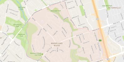 地图Markland木多伦多附近