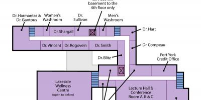 地图的圣约瑟夫医疗中心，多伦多阳光幼儿园级别2