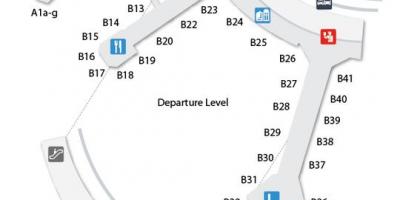 地图多伦多机场抵达一级的终端3