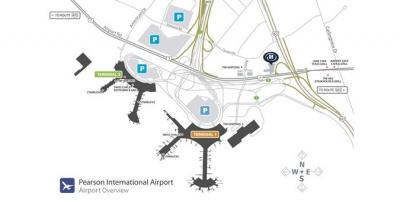 地图多伦多机场皮尔逊概述